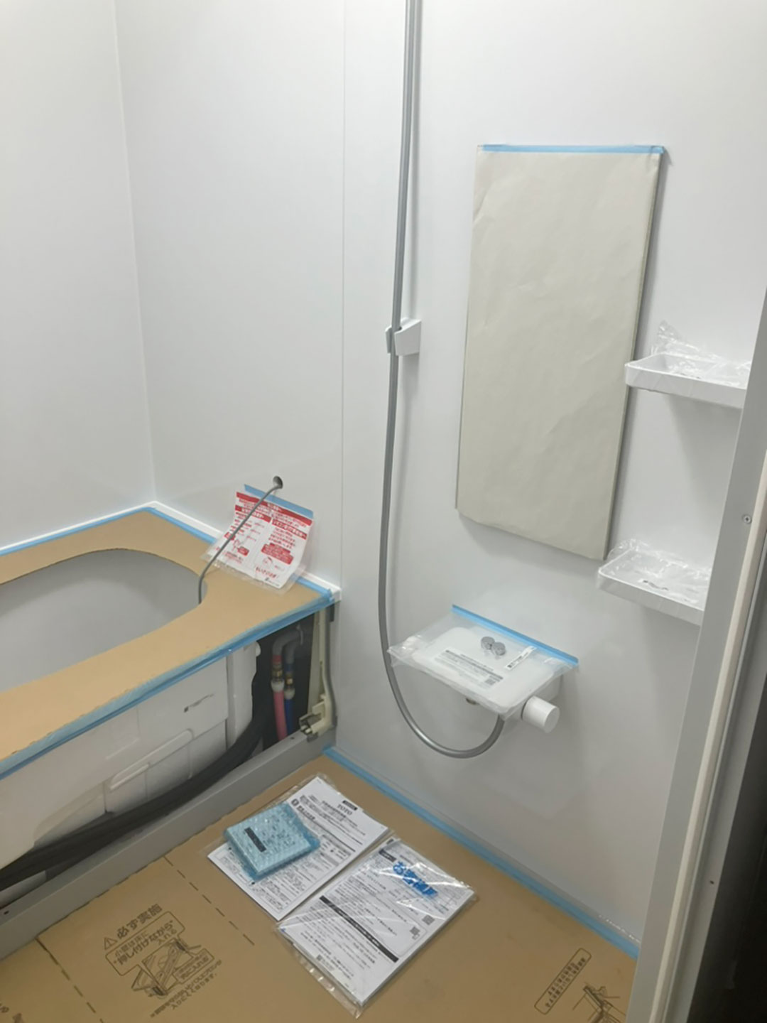 【新築】ユニットバス据え付け工事_新潟市
