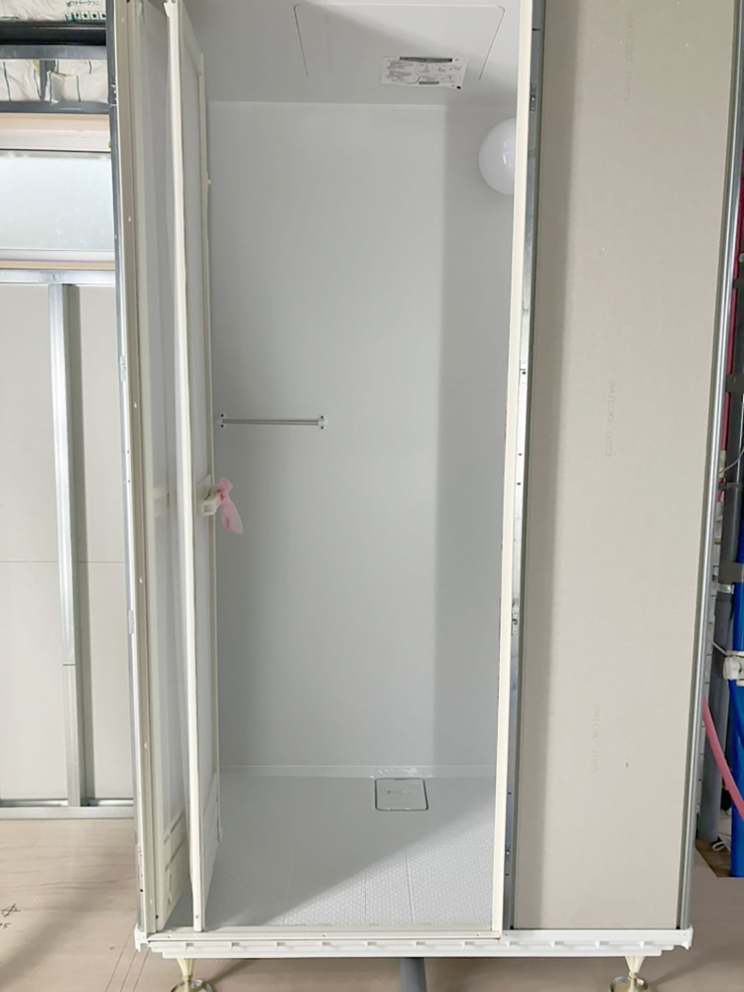 【新築】シャワーユニット据え付け工事_刈羽郡