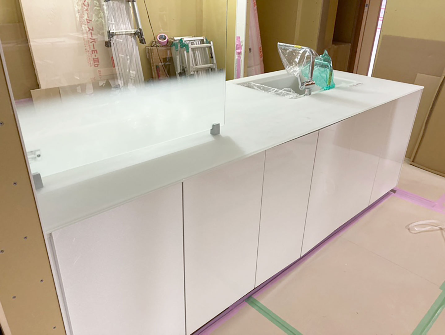 【新築】キッチン据え付け工事_新潟市