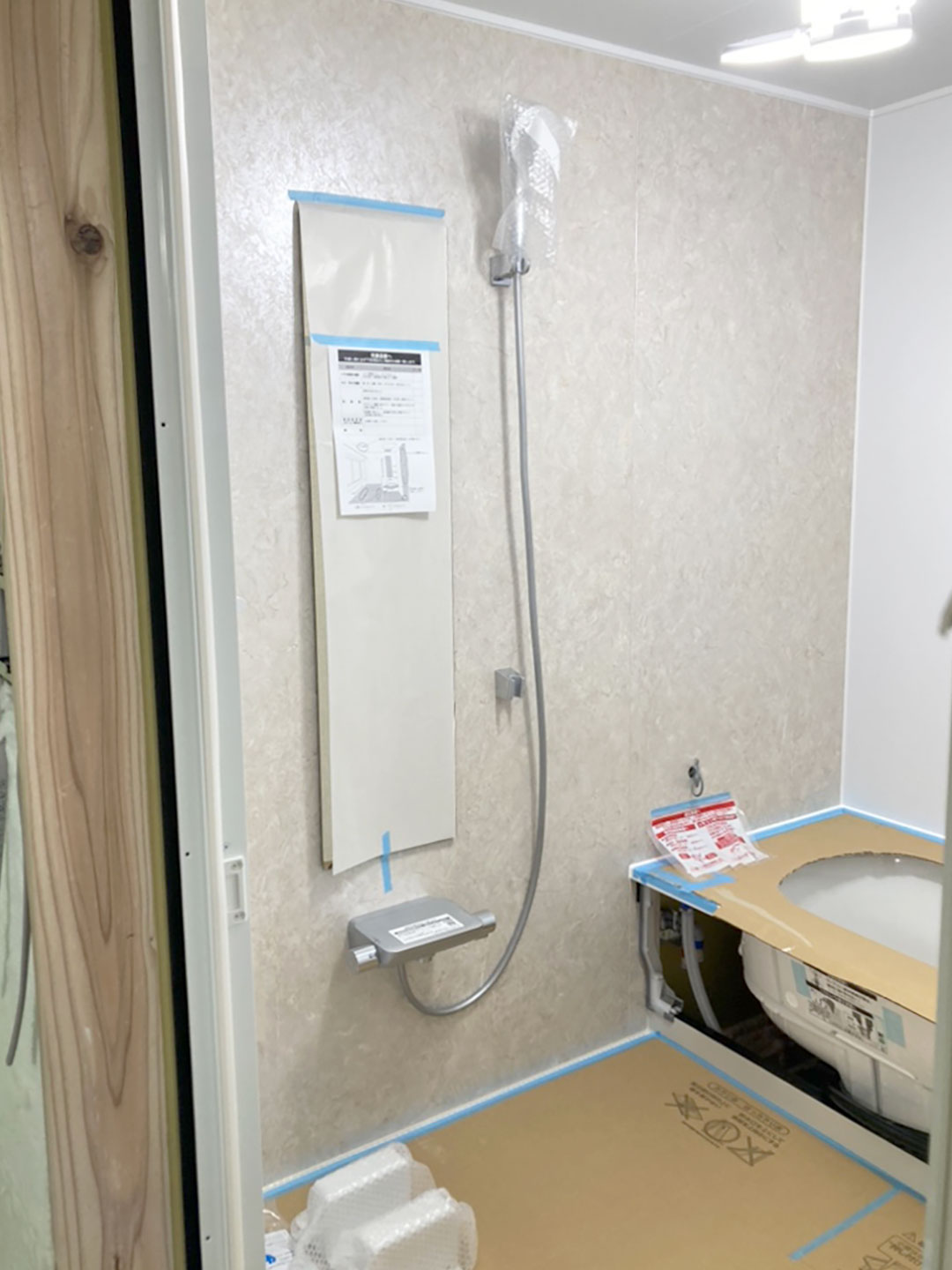 【新築】ユニットバス据え付け工事_新潟市