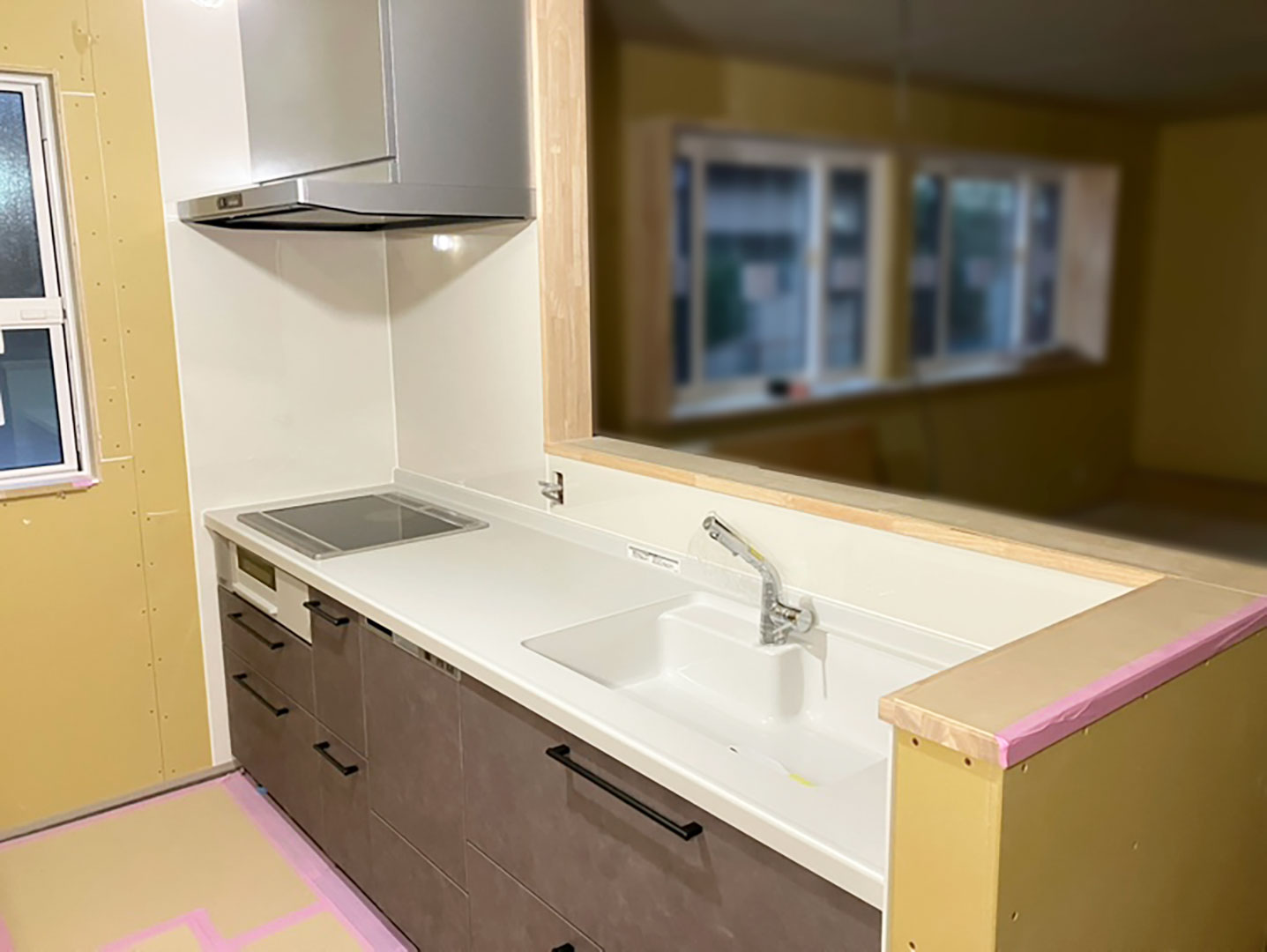 【新築】キッチン据え付け工事_新潟市