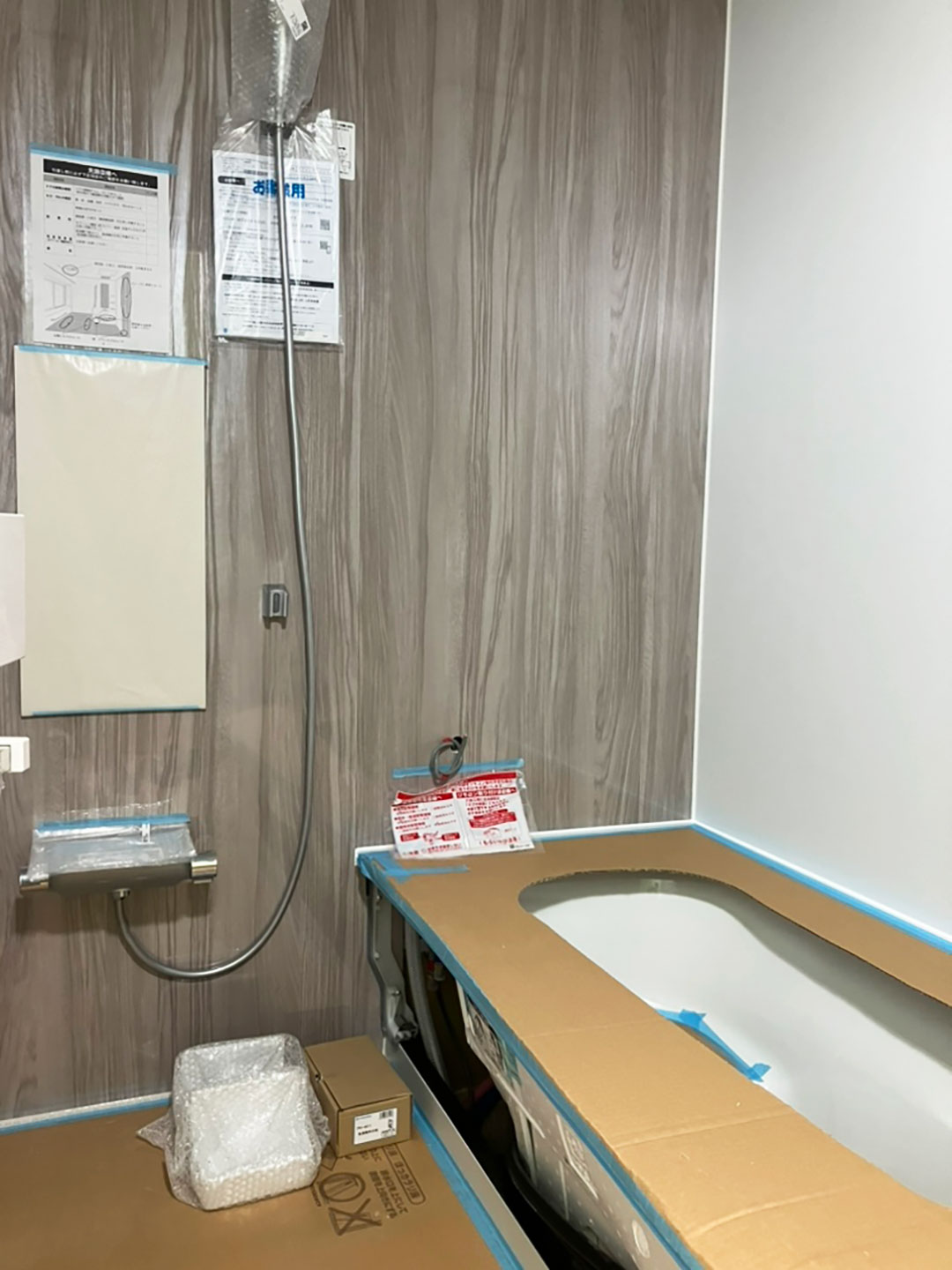 【新築】ユニットバス据え付け工事_新潟市