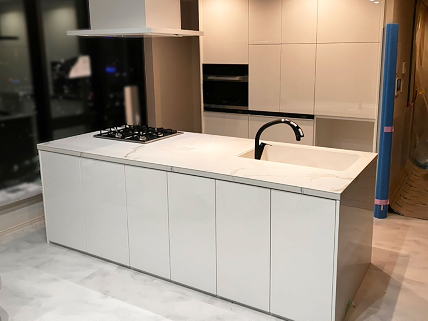 【新築】キッチン据え付け工事_新潟市