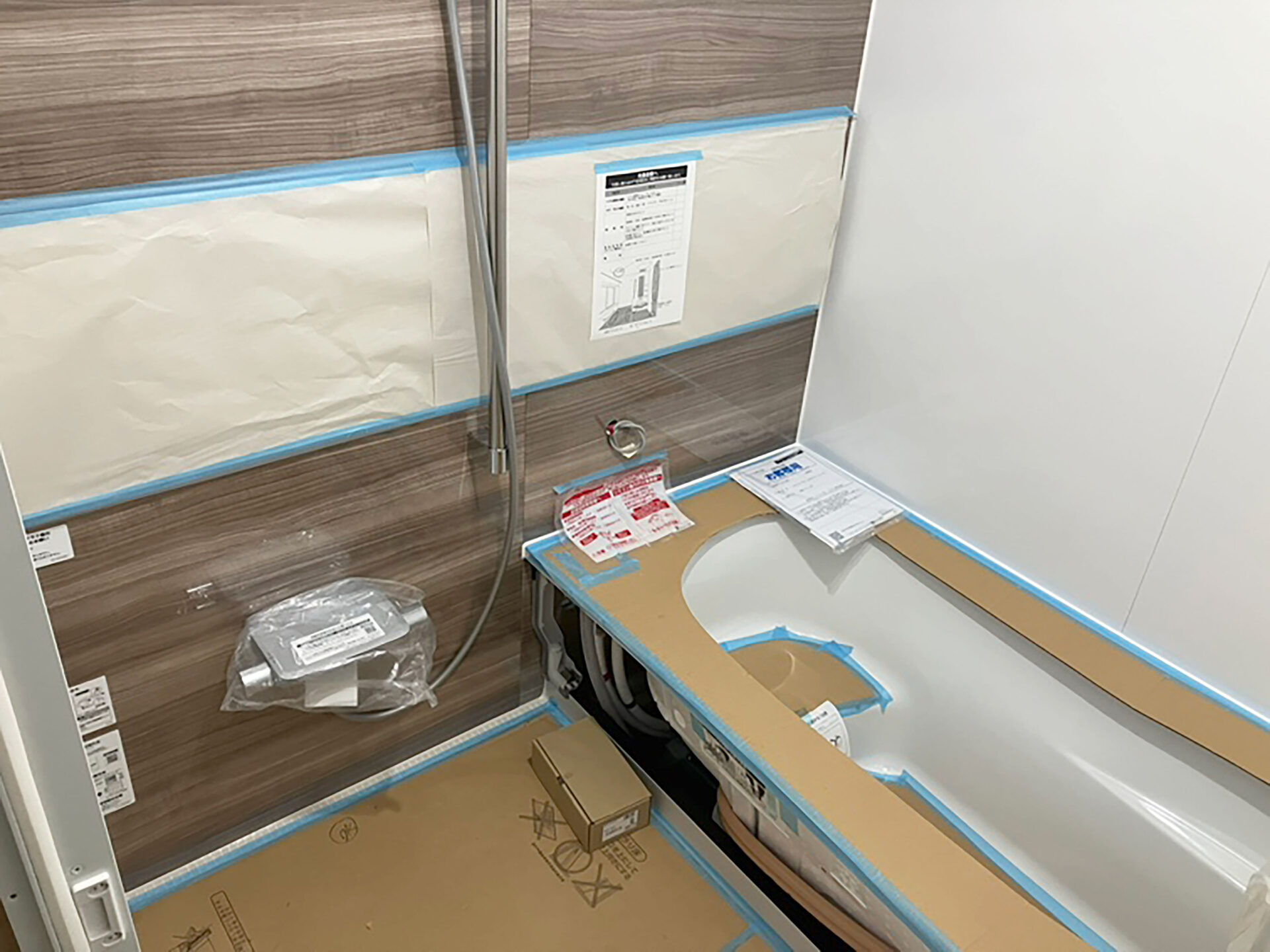 【新築】ユニットバス据え付け工事_新潟市